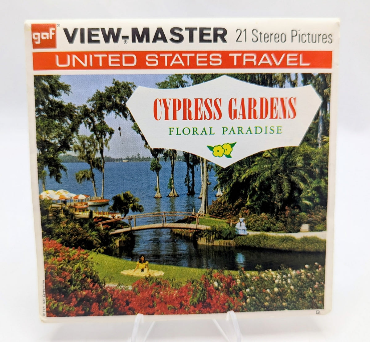 1971 View-Master Cypress Gardens Floral Paradise 3 Reel Pack