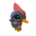 2009 Hasbro Littlest Pet Shop LPS #2131 Woodpecker Bird Blue Eyes