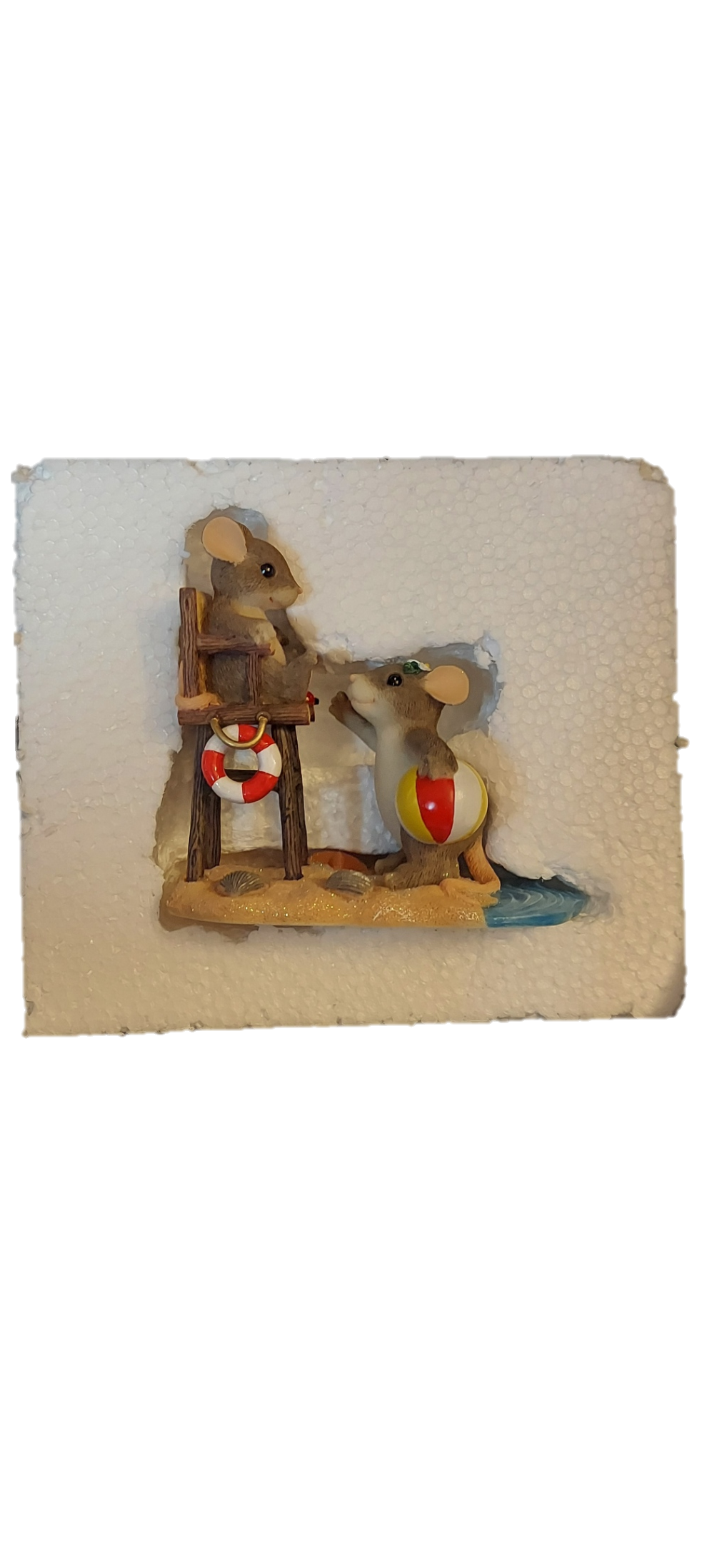 Fitz & Floyd Charming Tails A Real Lifesaver Figurine image 2
