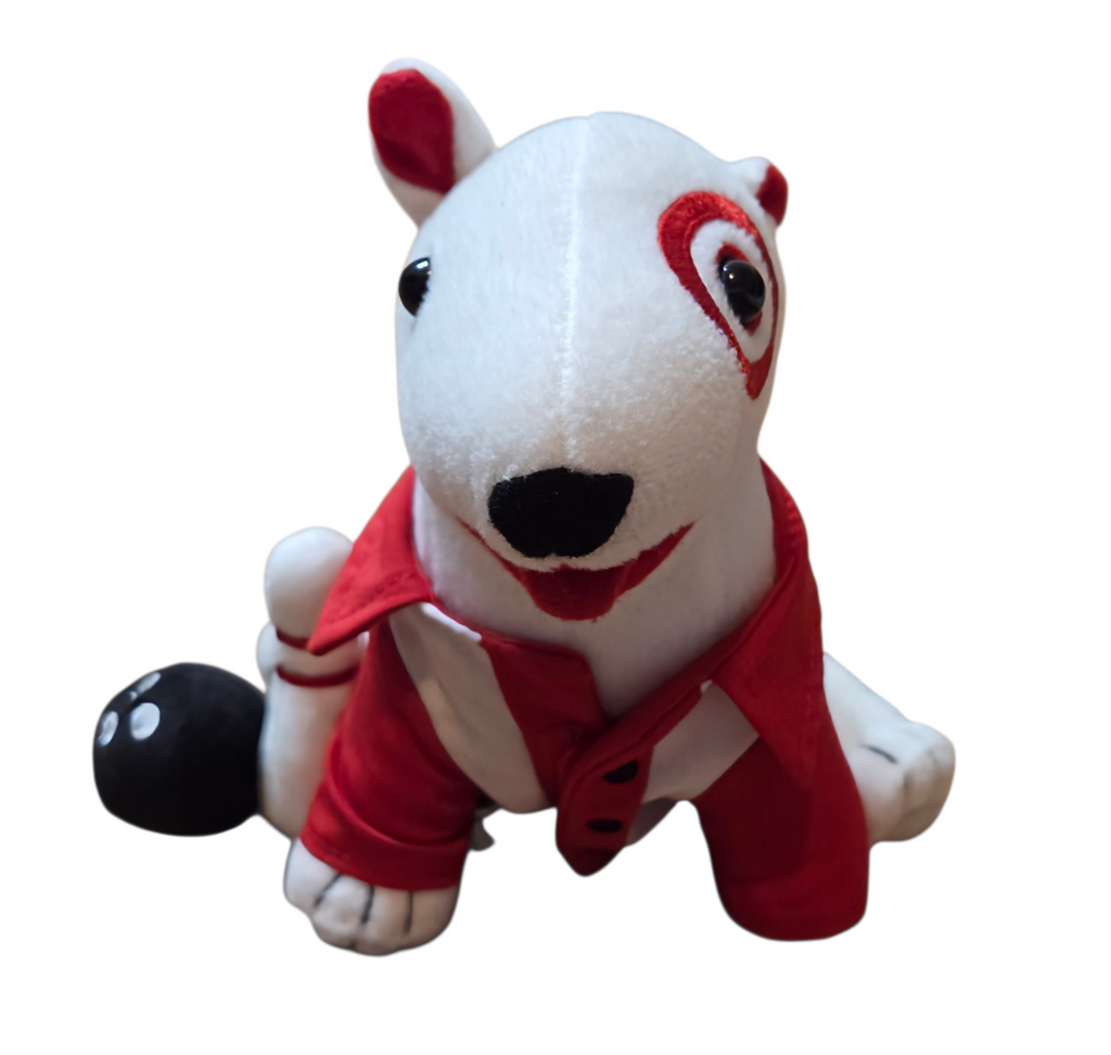 Target Bullseye Bowler Bowling Bowl Terrier 7" Dog Plush