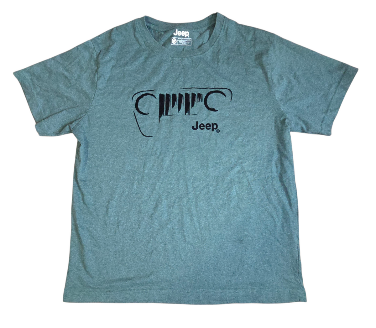 Jeep Licensed Front Grille Short-Sleeve Medium T-Shirt Size G(Large)
