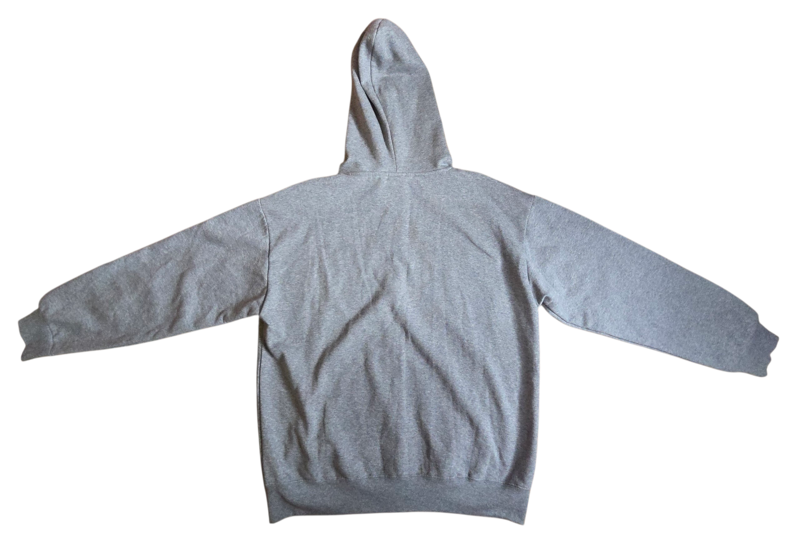 Peanuts Snoopy Woodstock Embroidered Heather Grey Soft Zip Up Hoodie Womens L image 2