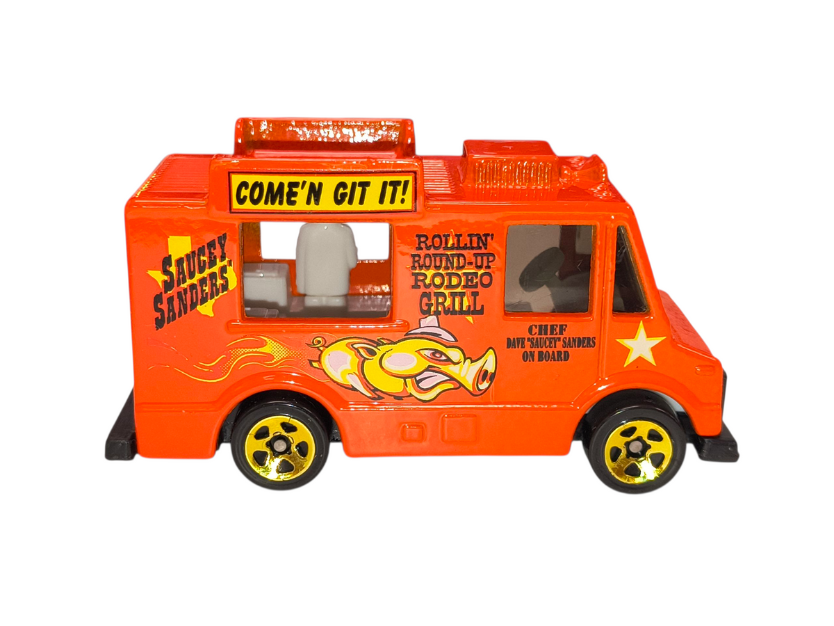 2002 Hot Wheels Wild Frontier Saucey Sanders #3/4 Grillionaire Collector #057