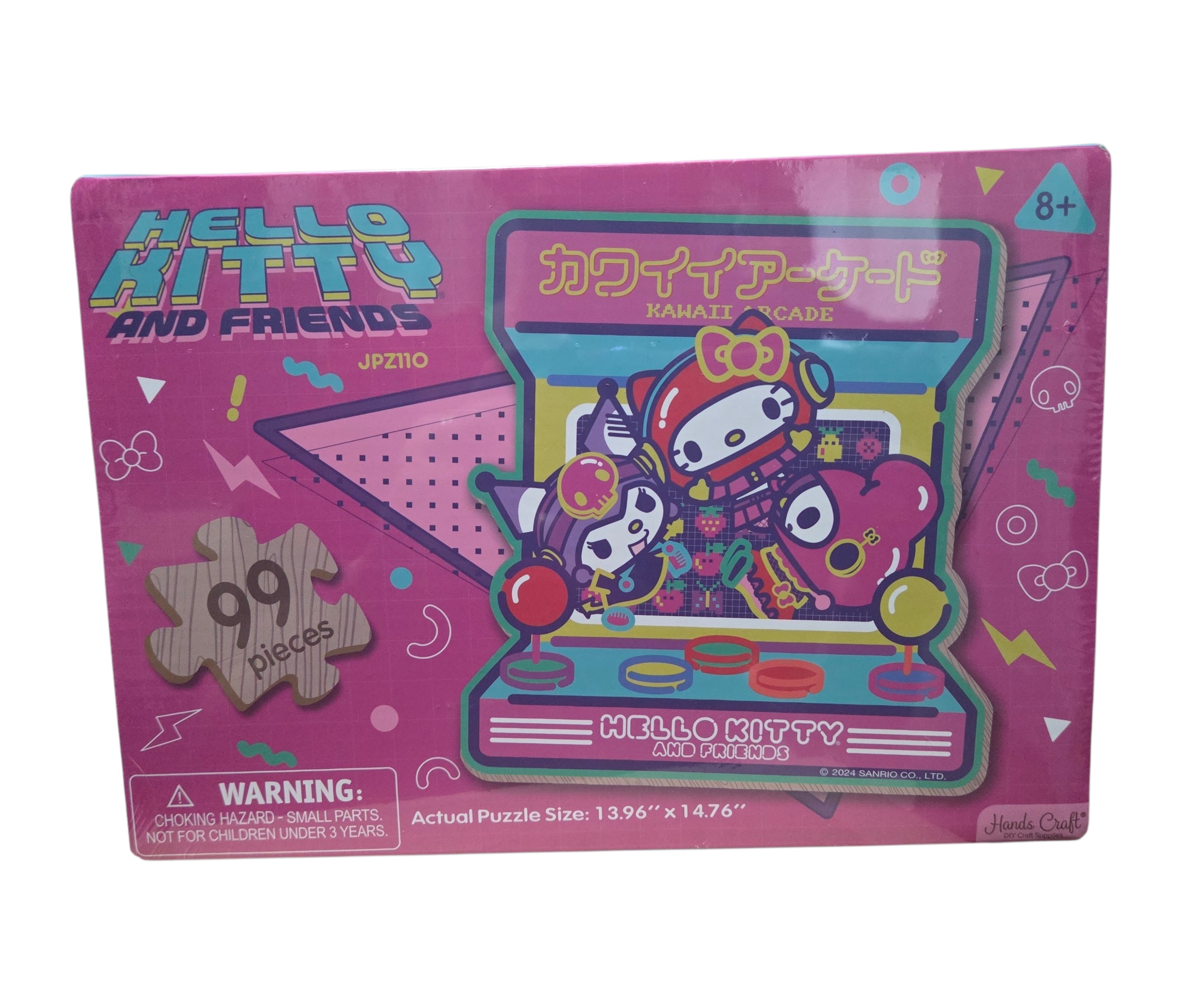 2024 Sanrio Hello Kitty and Friends Kawaii Arcade 99-Piece Jigsaw Puzzle