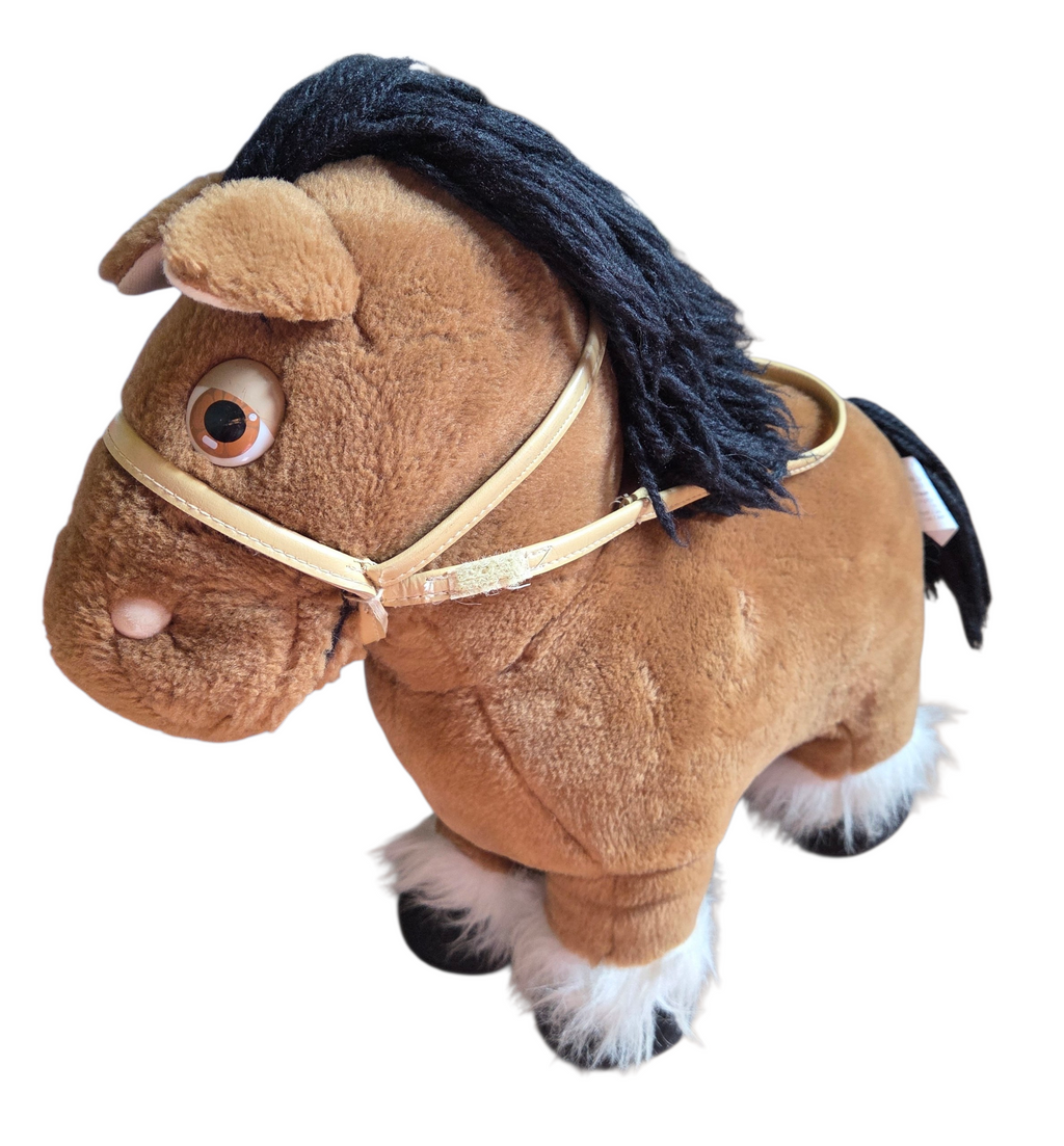 1984 Coleco Cabbage Patch Kids CPK Horse Show Pony Brown Horse 15" Plush image 2