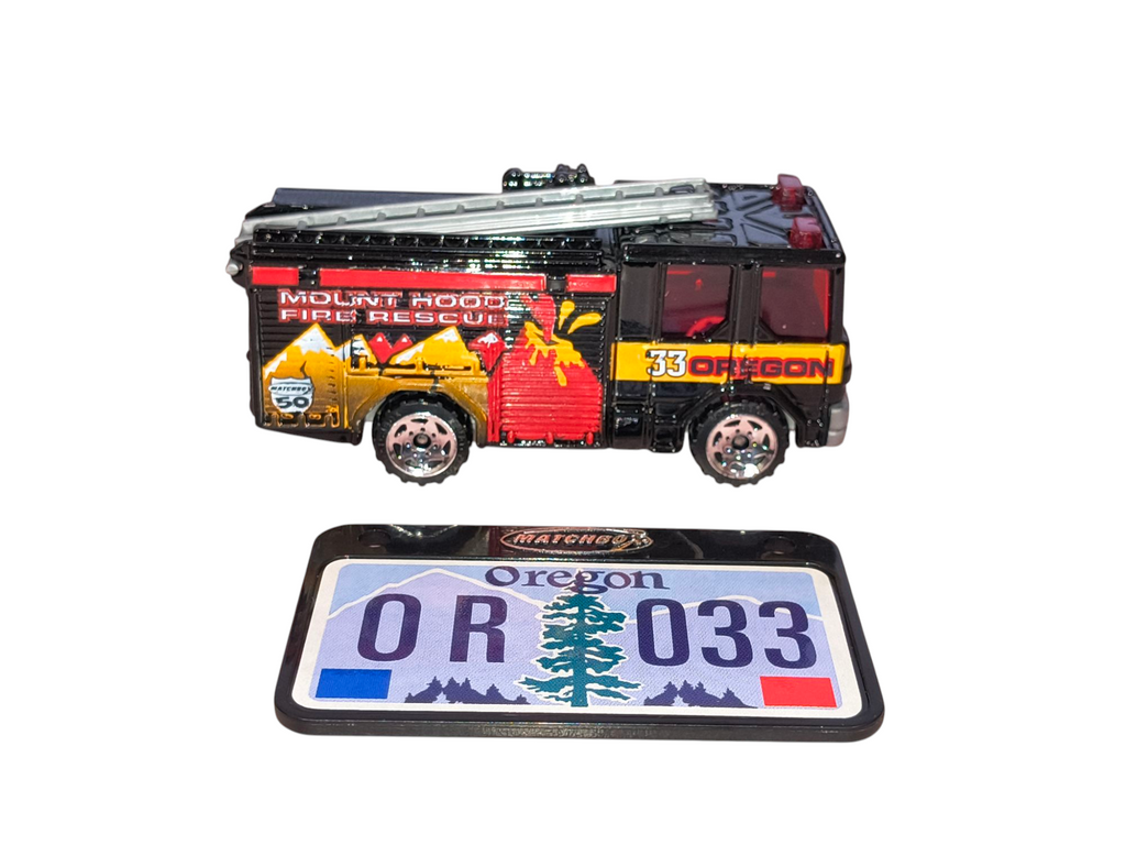 1998 Matchbox Dennis Sabre Oregon Mount Hood Fire Rescue Diecast