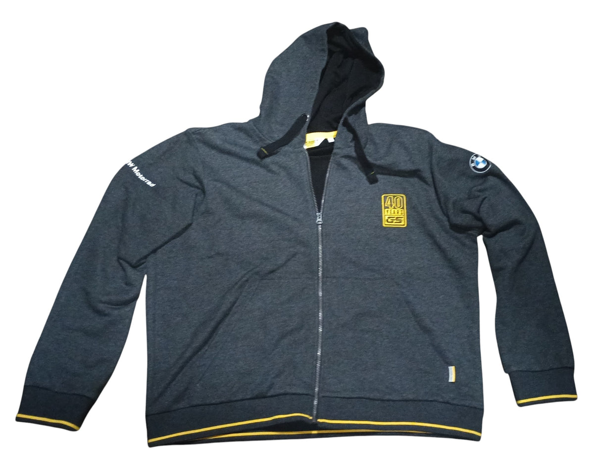 BMW Motorrad 40 Years GS Collection Zip Hoodie Size XXL