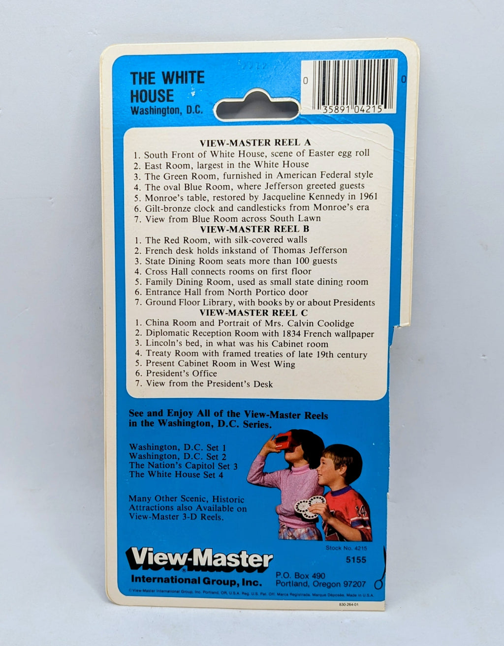 1991 View Master 3D Tour Washington D.C. The White House image 2