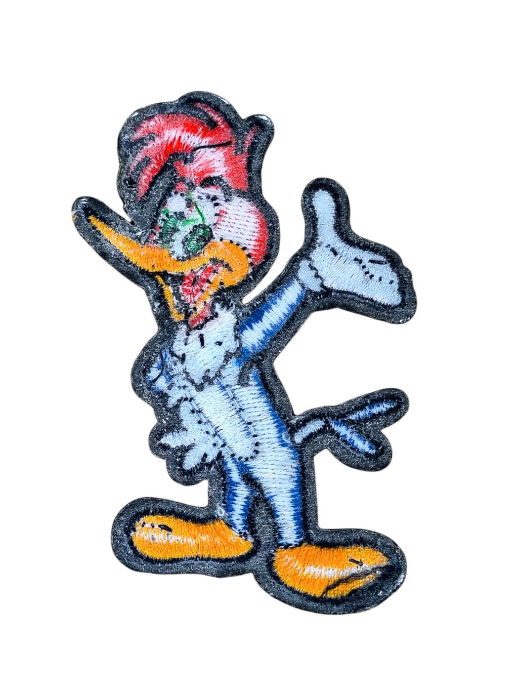 Universal Woody Woodpecker w/ Arm Up Character Embroidered Iron On 3.5" Patch image 2