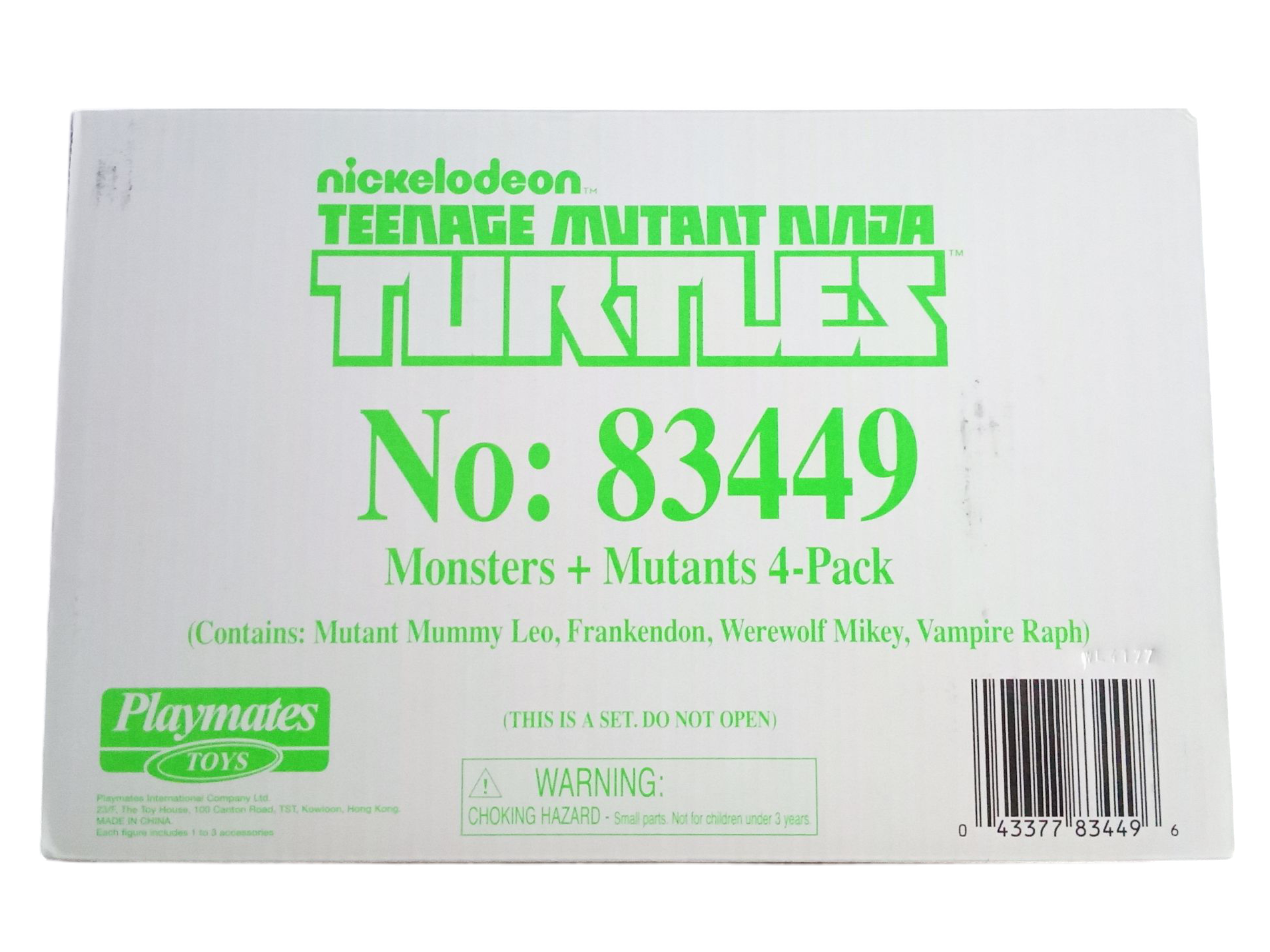 Playmates TMNT Monsters + Mutants 4 Pack Action Figure Bundle Set image 3