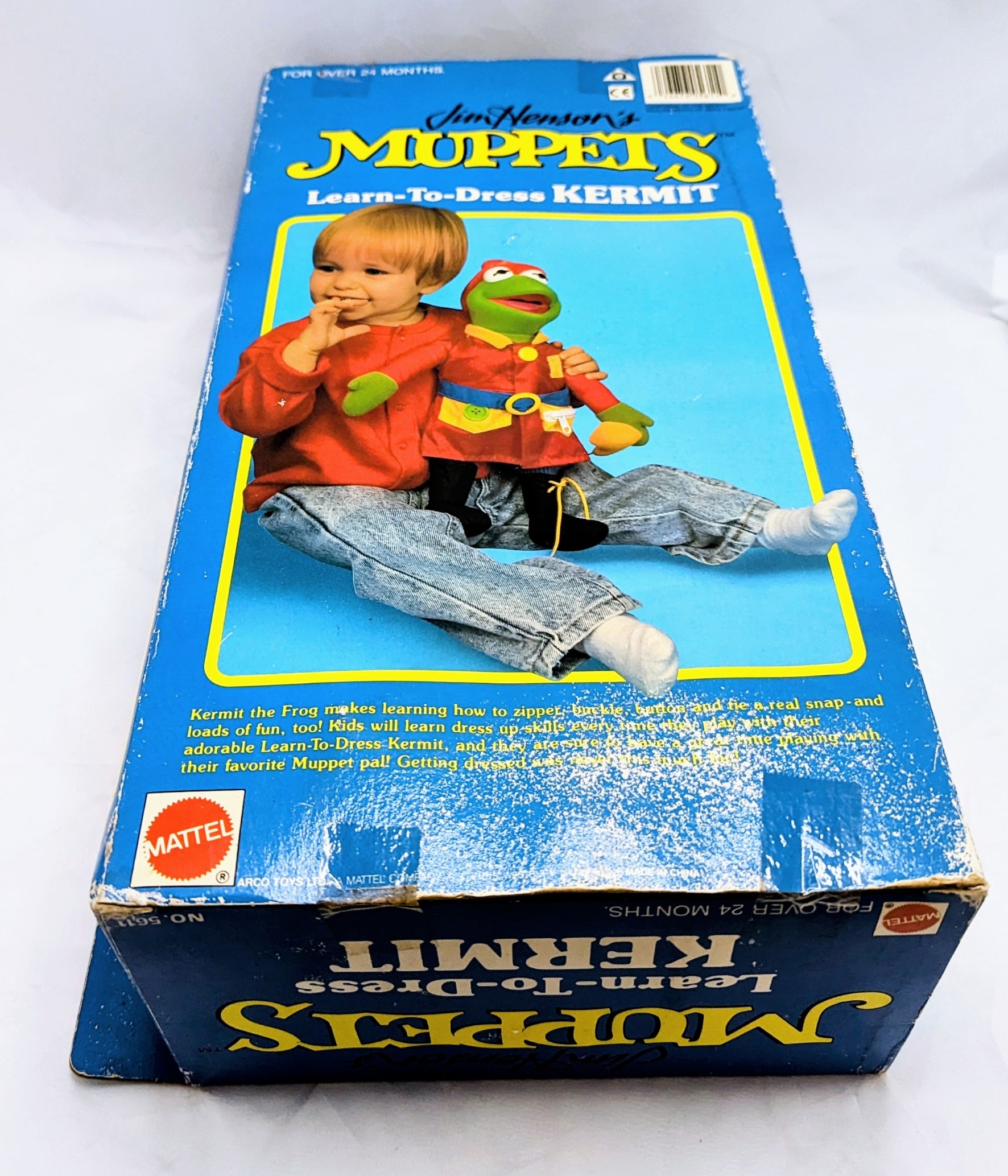 Mattel #5611 Learn to Dress Kermit Doll Jim Henson image 4