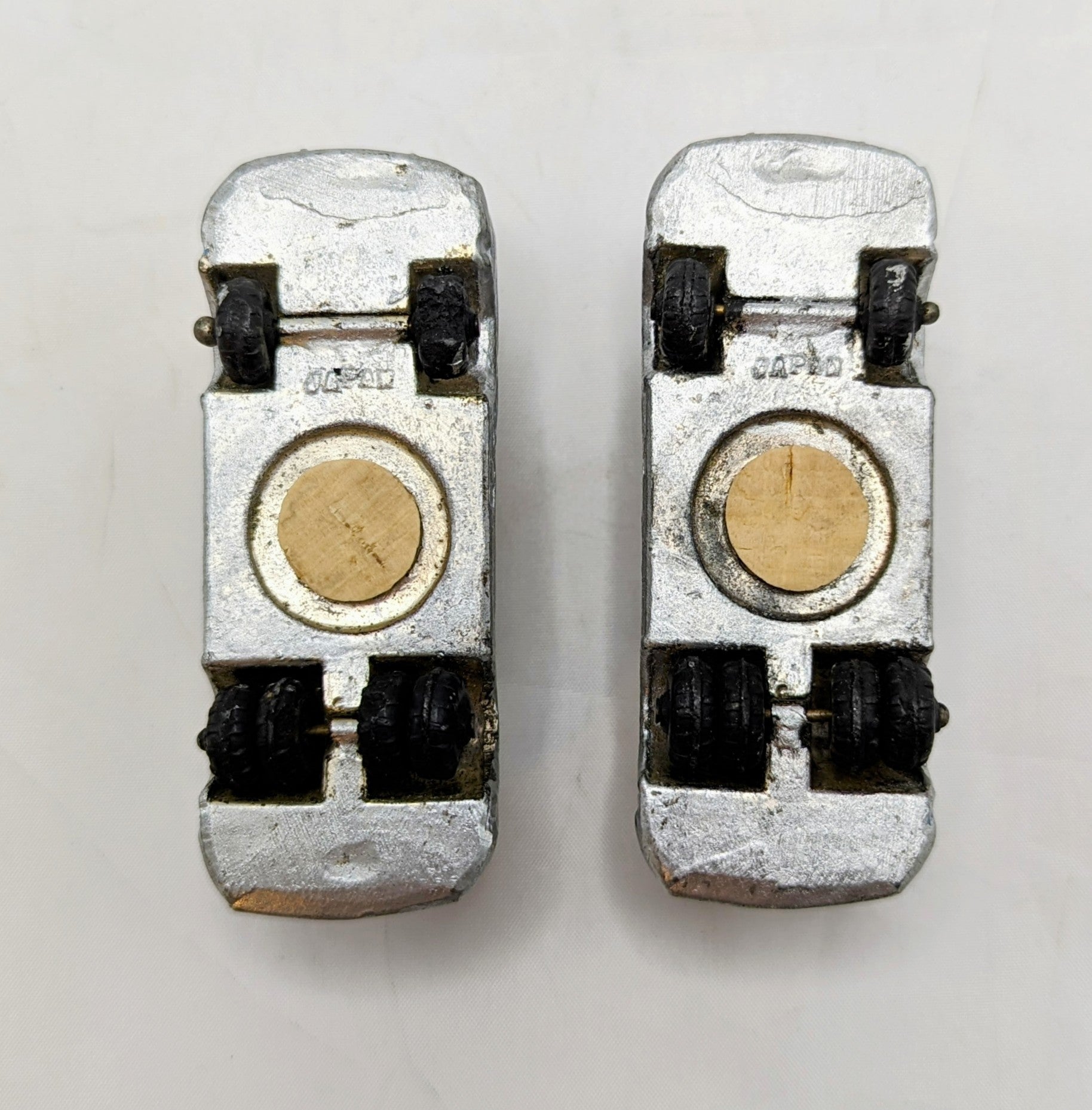 Vintage Greyhound Lines Metal Salt & Pepper Shakers image 4