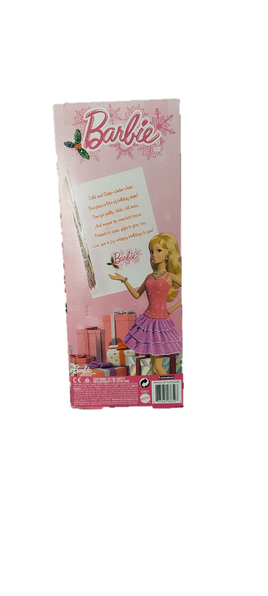 2014 Barbie Holiday Pajama image 2