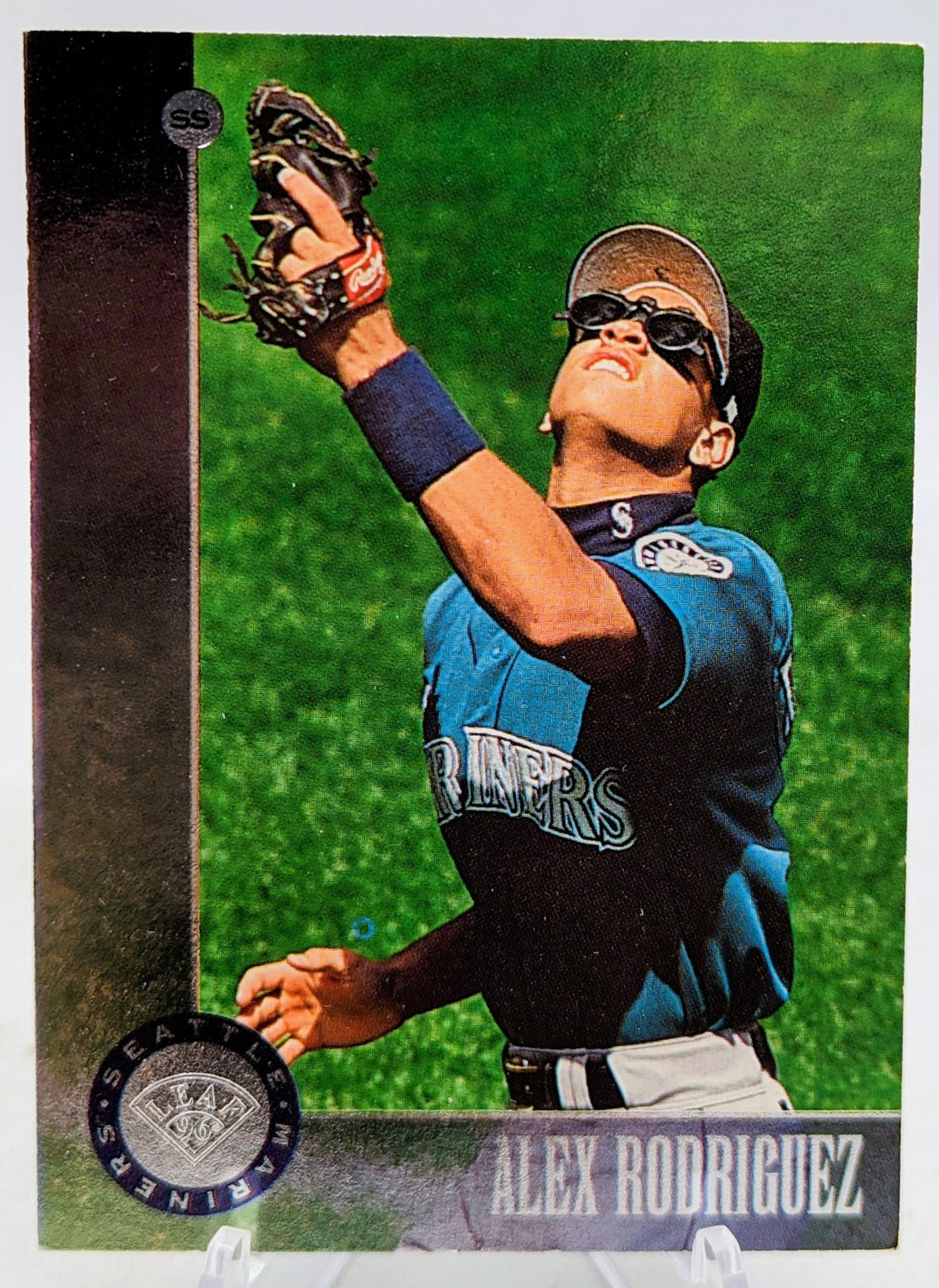 1996 Donruss Leaf Alex Rodriguez #24 Seattle Mariners Baseball Card