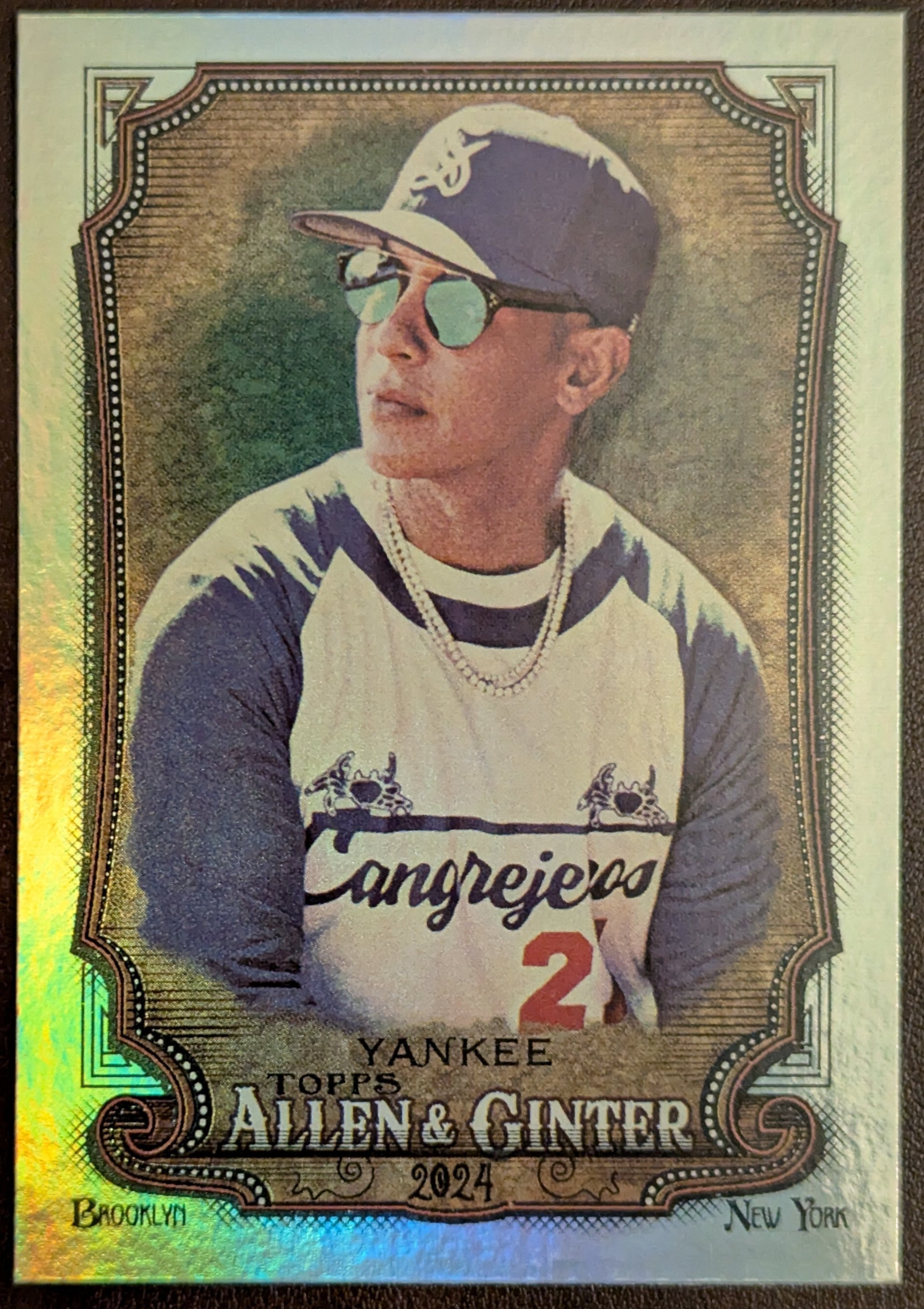 2024 Allen & Ginter Daddy Yankee Hot Box Foil SP Rapper Songwriter