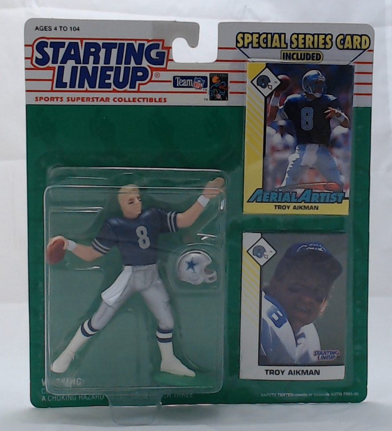 1993 Starting Lineup Troy Aikman Dallas Cowboys Football Figure