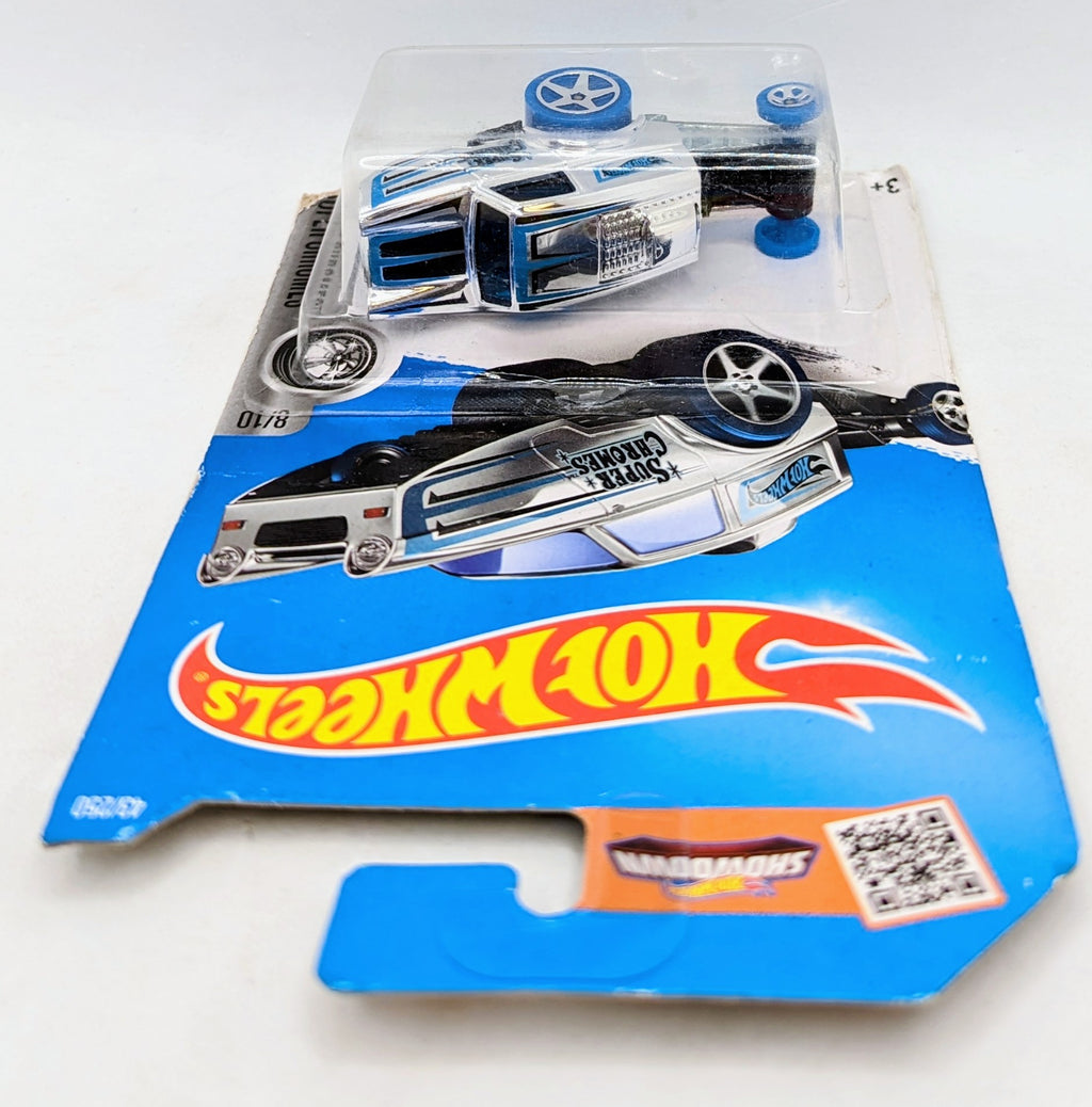 2016 Hot Wheels Super Chrome HW Poppa Wheelie 43/250 image 2
