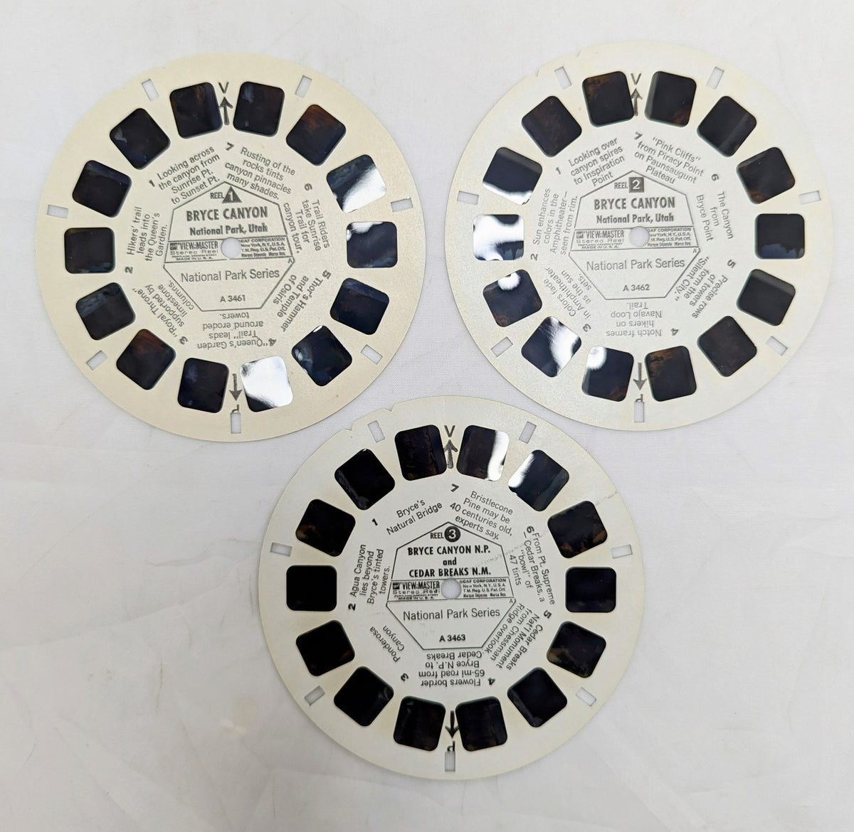 Vintage View-Master Bryce Canyon National Park 3 Reel Pack image 4