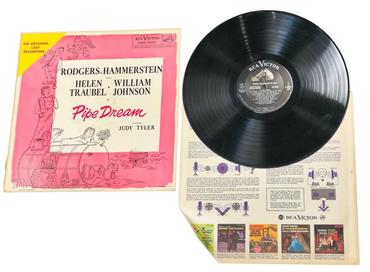1955 RCA Victor Pipe Dream Rodgers and Hammerstein Original Cast LOC 1023