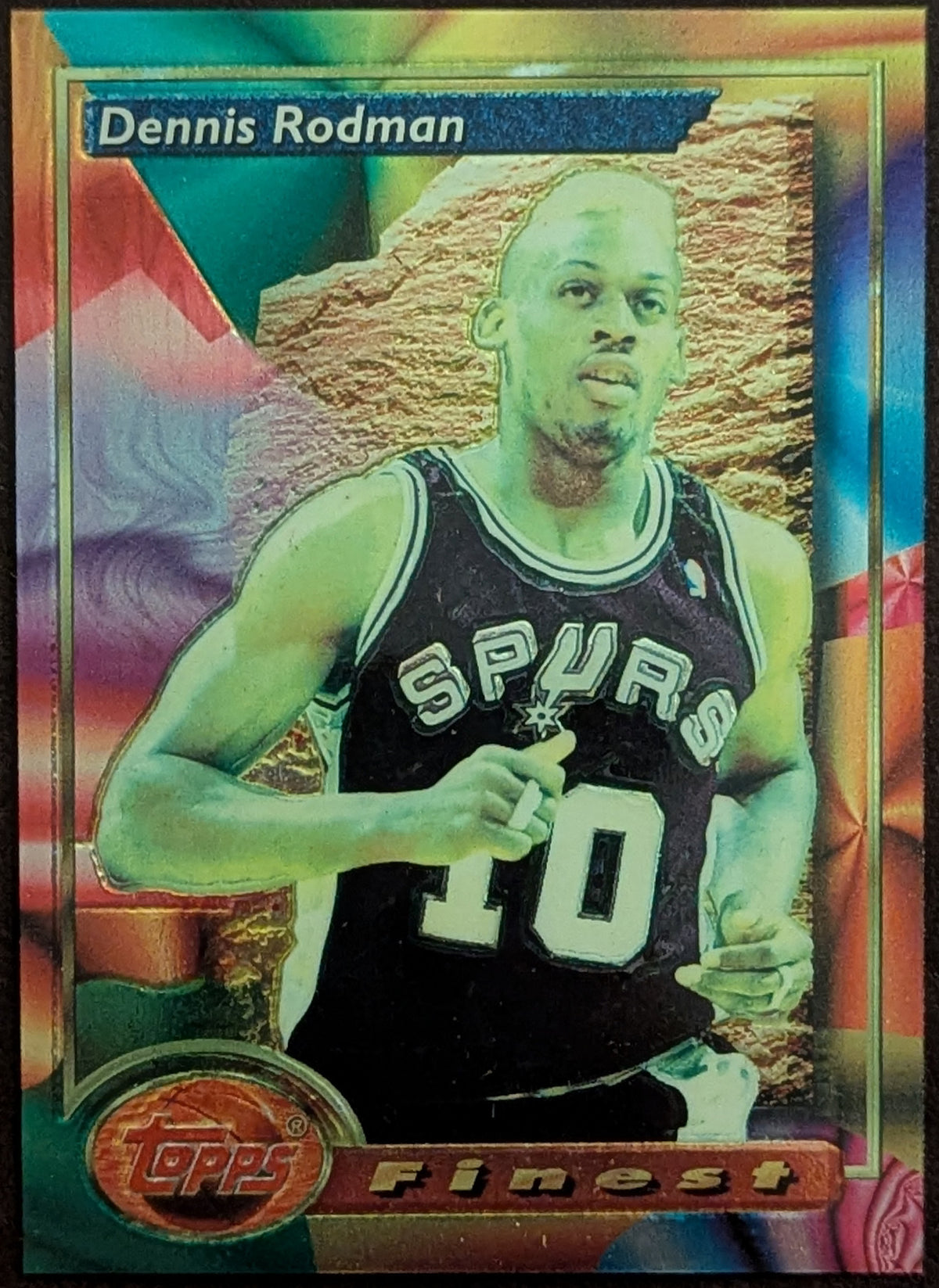 1994-95 Topps Finest Dennis Rodman #173 San Antonio Spurs