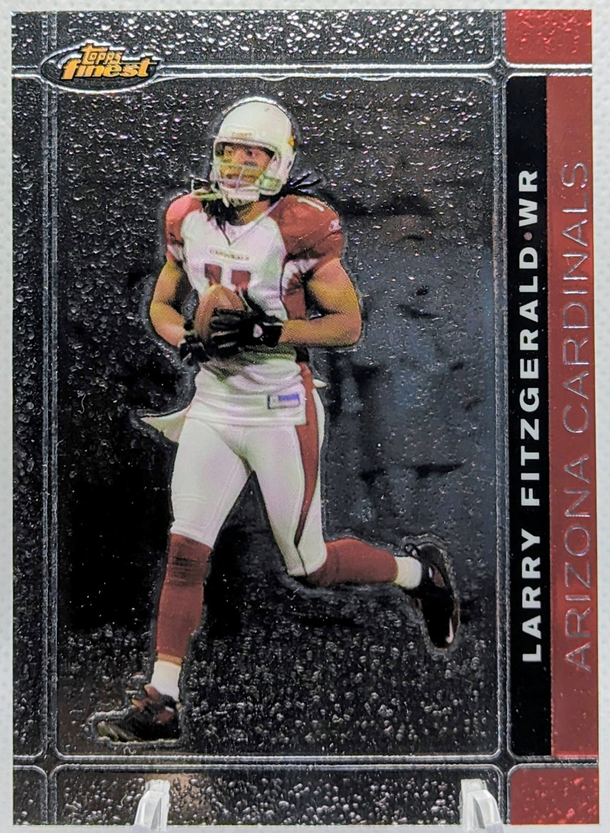 2007 Topps Finest Refractor Larry Fitzgerald #71 Arizona Cardinals