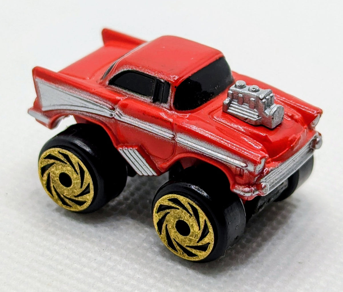1987 Galoob Micro Machines Road Champs 1957 Chevy Bel Air Red image 2
