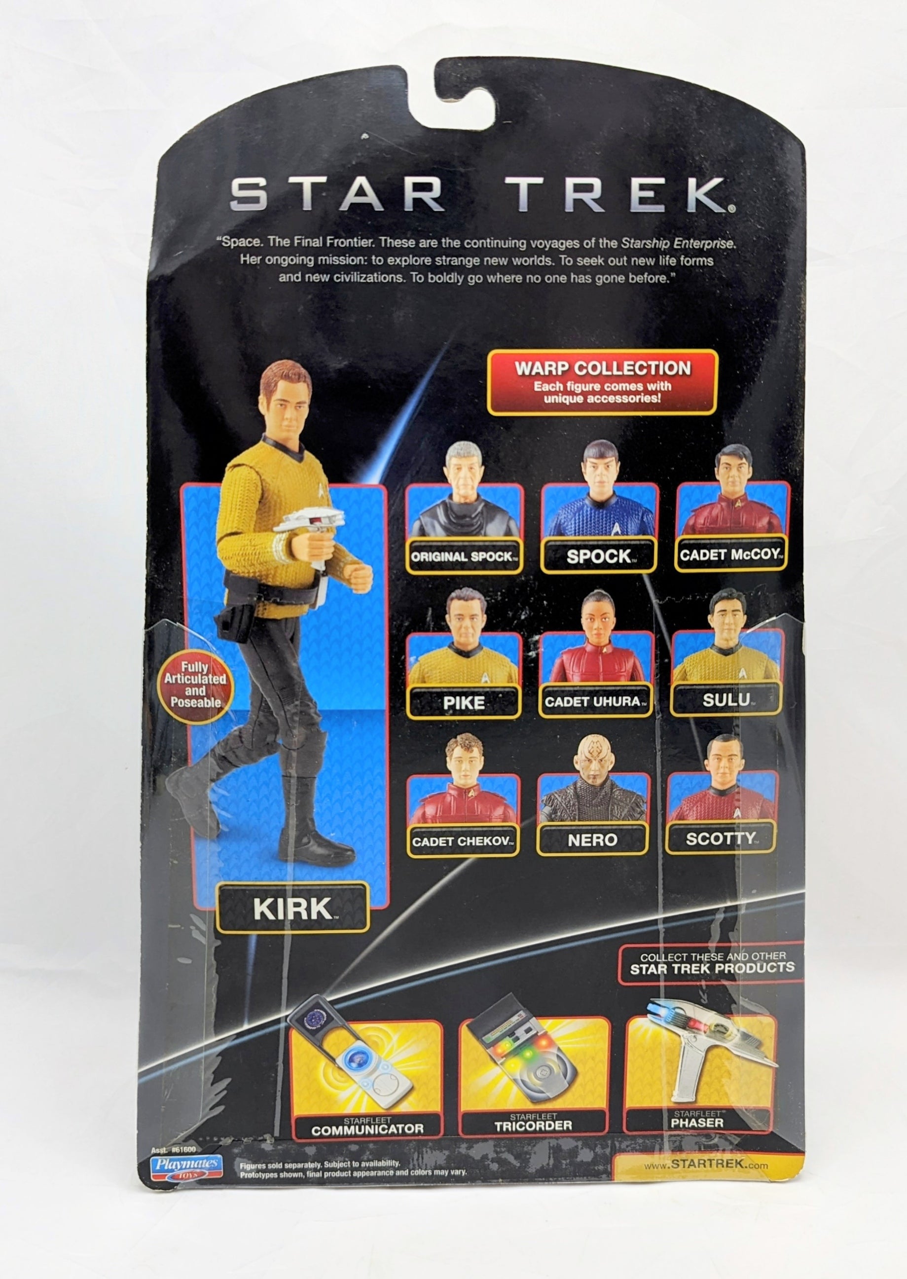 2009 Playmates Star Trek Warp Collection Pike Action Figure & Accessories image 2