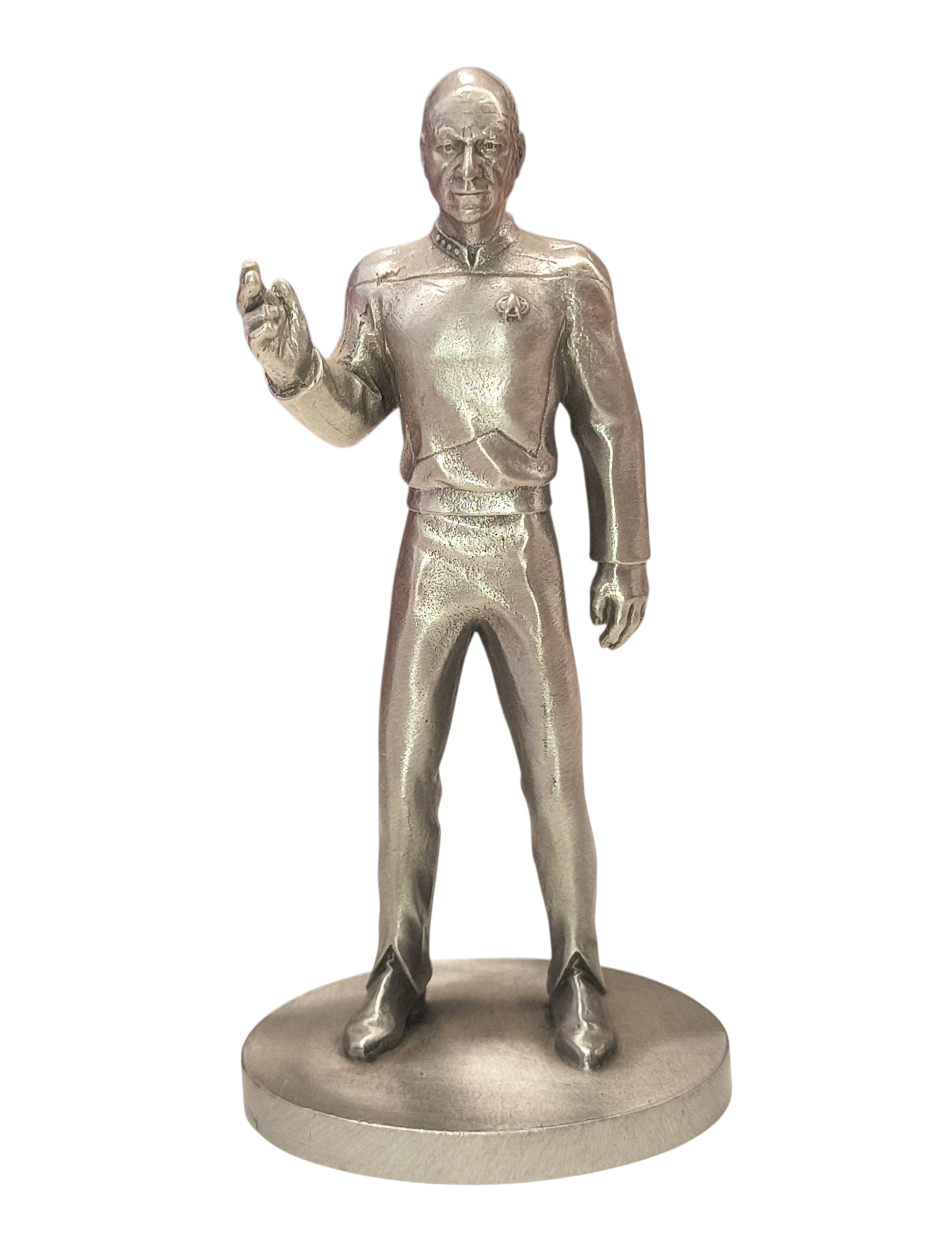 1993 Rawcliffe Fine Pewter Star Trek TNG Captain Jean Luc Picard Figurine