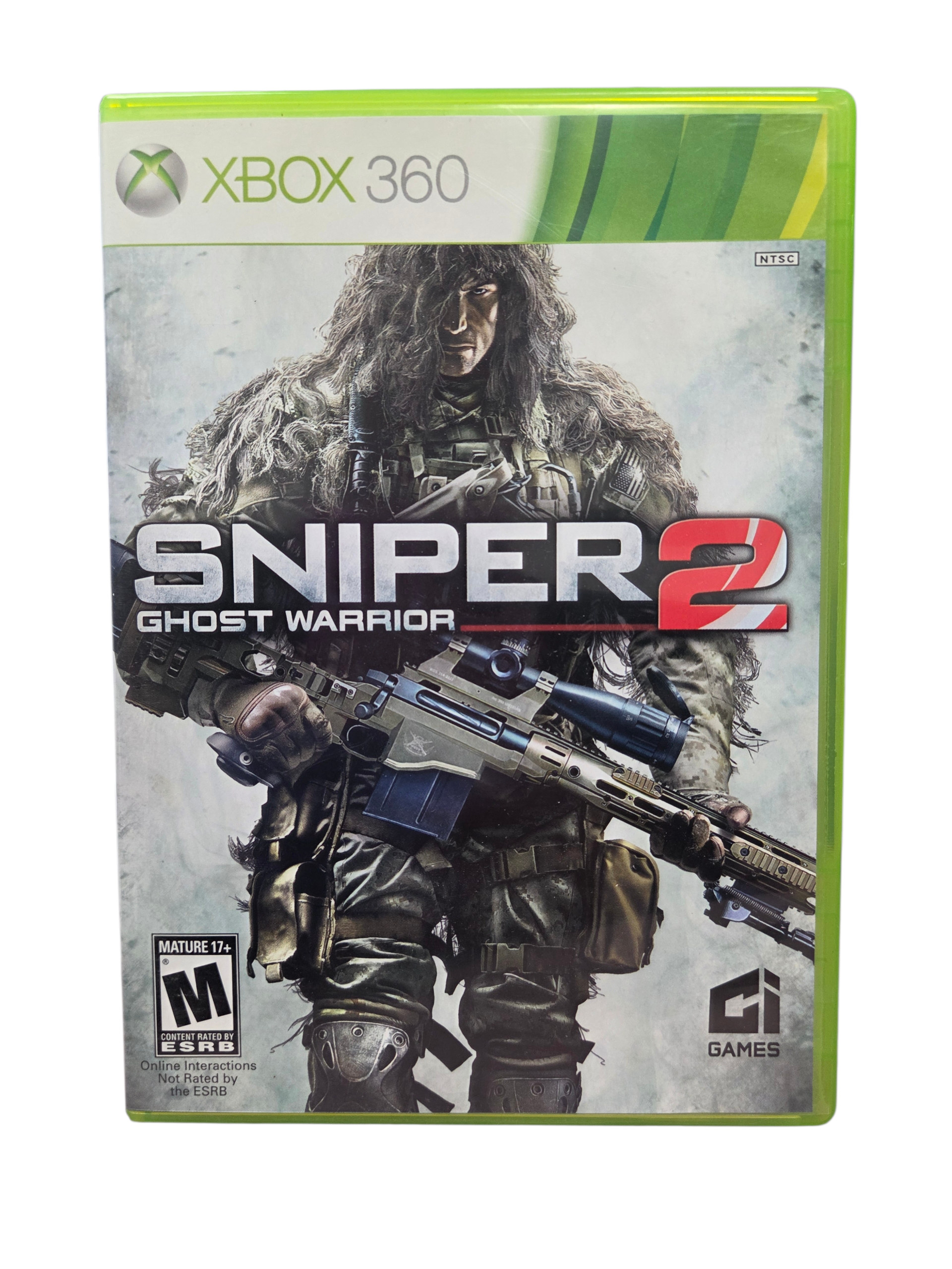 2013 CI Games Sniper Ghost Warrior 2 Microsoft Xbox 360 Complete