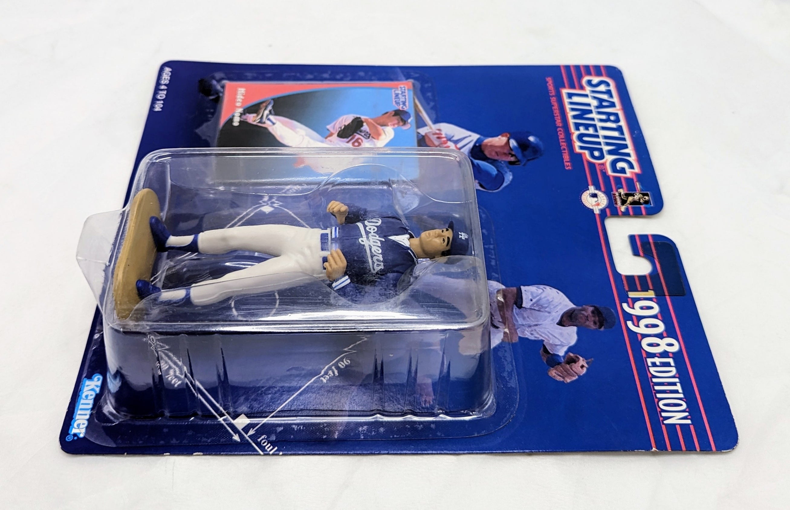 1998 Kenner Starting Lineup Hideo Nomo Los Angeles Dodgers Figure image 3