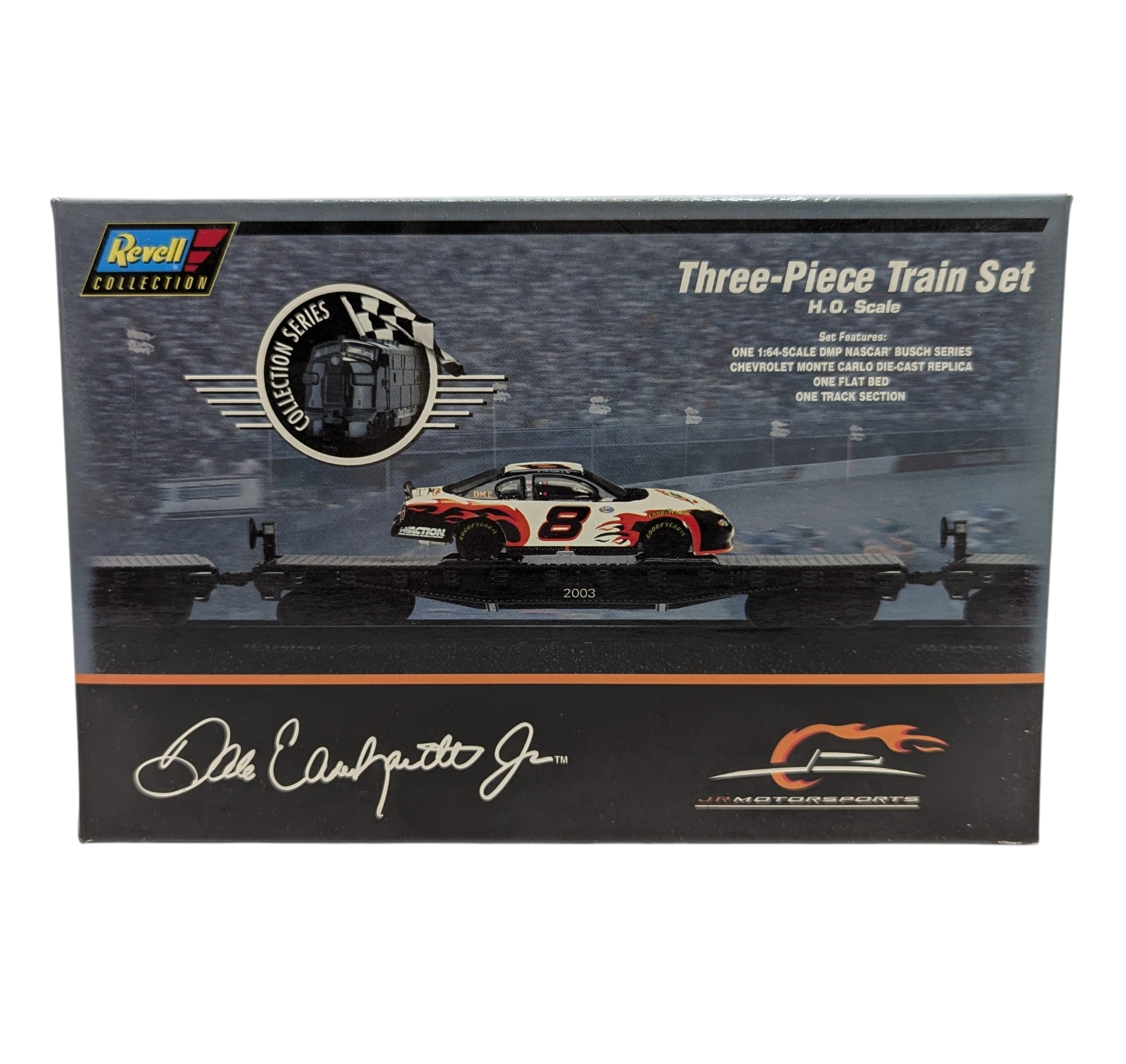 2003 Revell Dale Earnhardt Jr. DMP Nascar Busch Series 3 Piece Train Set