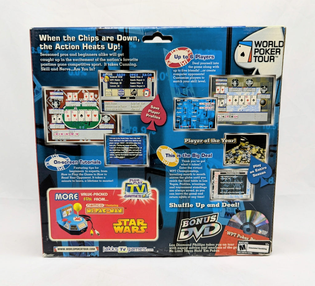 2004 Jakks Pacific Platinum Series Plug N Play World Poker Tour image 2