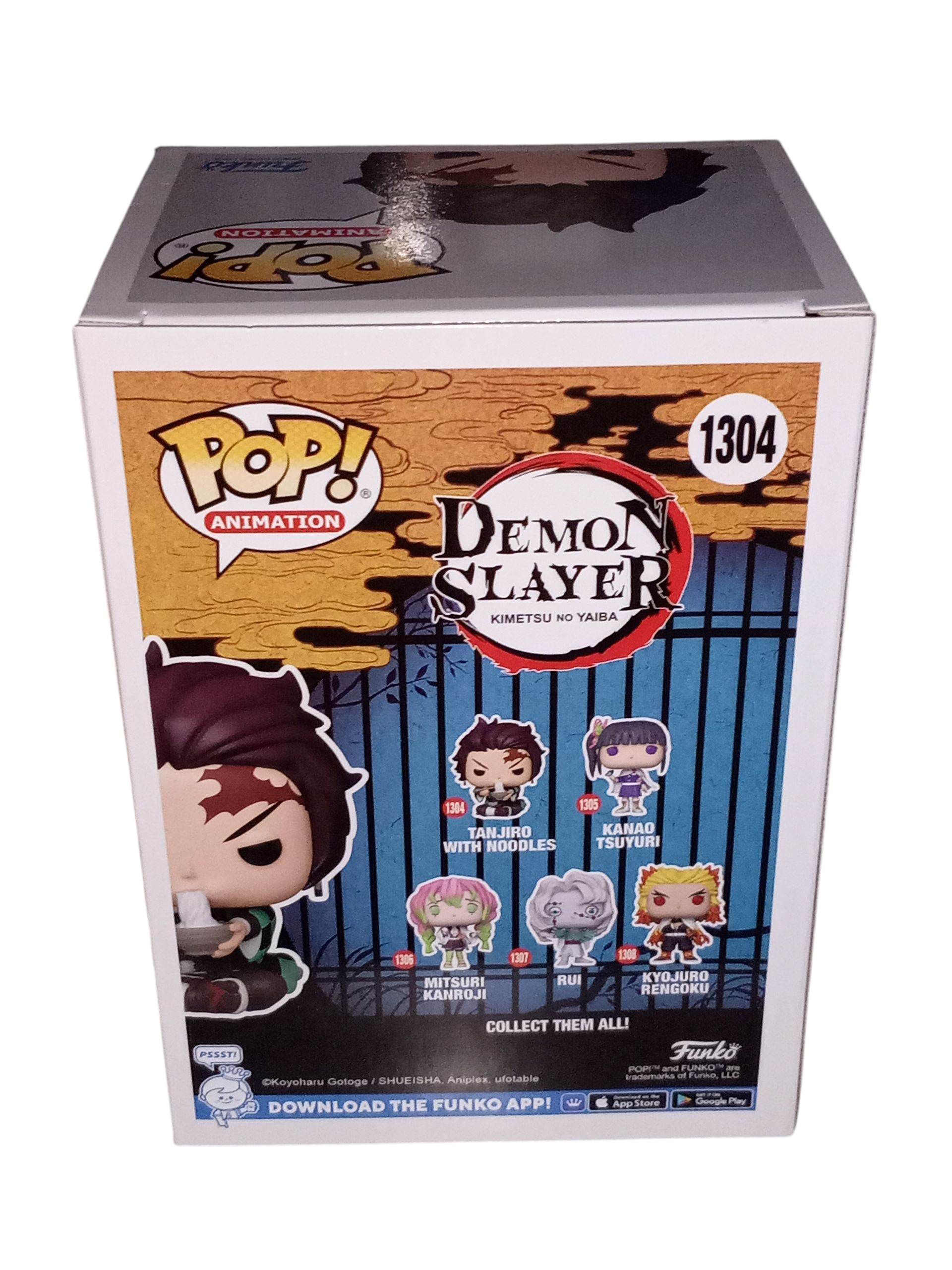 Funko Pop! Anime Demon Slayer Kimetsu no Yaiba Tanjiro with Noodles #1304 image 2