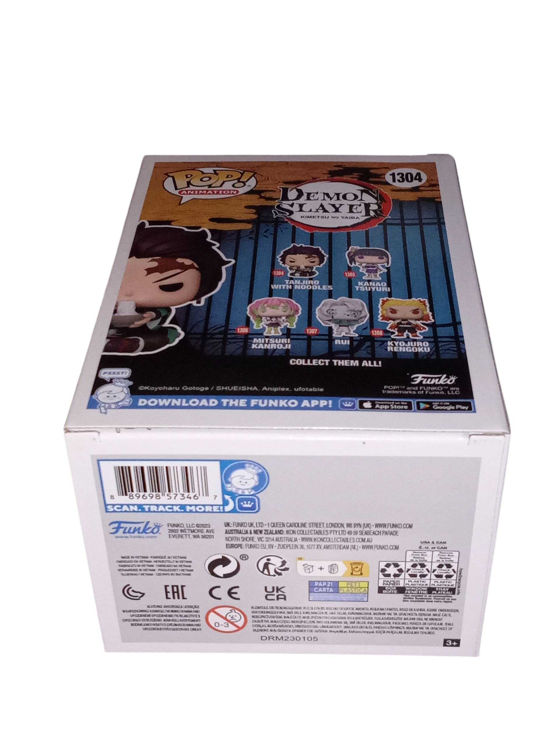 Funko Pop! Anime Demon Slayer Kimetsu no Yaiba Tanjiro with Noodles #1304 image 4