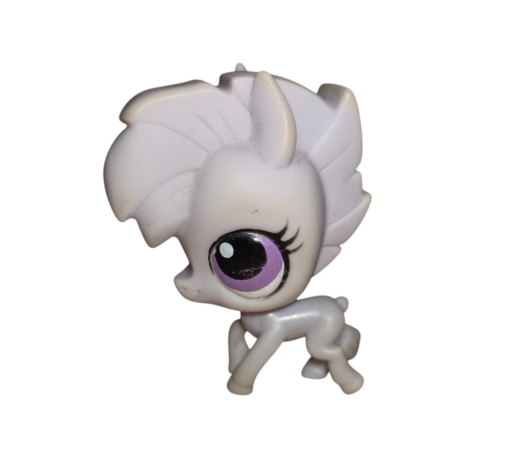 2013 Hasbro Littlest Pet Shop LPS #3328 Candyswirl Dreams Horse Zebra Figure image 2