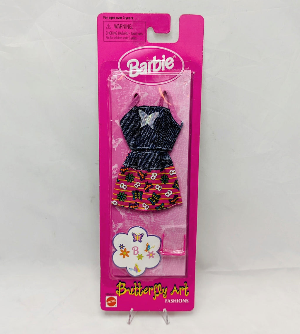 1998 Barbie Butterfly Art Fashions, Outfit & Accesories, No. 68645-91