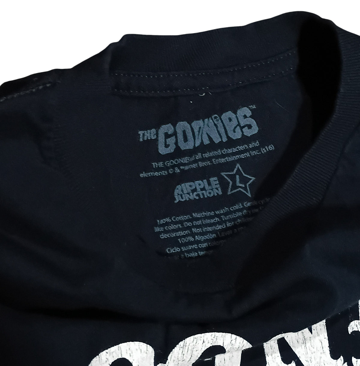 Ripple Junction Movie The Goonies Never Say Die Mens T Shirt Size Large Black image 4