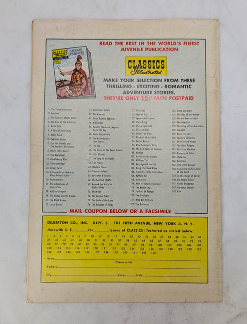 1947 Classics Illustrated Comics Kim No. 143 By Rudyard Kipling image 2