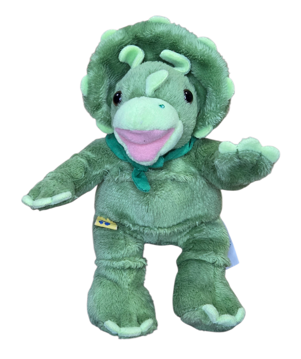 Build a Bear Triceratops Green Dinosaur Plush Mini 7" Baby Stuffed Animal