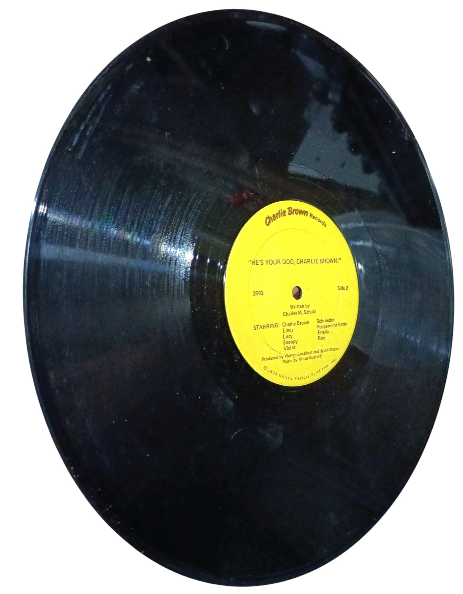 1978 Charlie Brown Records He's Your Dog, Charlie Brown 2603 Vinyl LP image 3