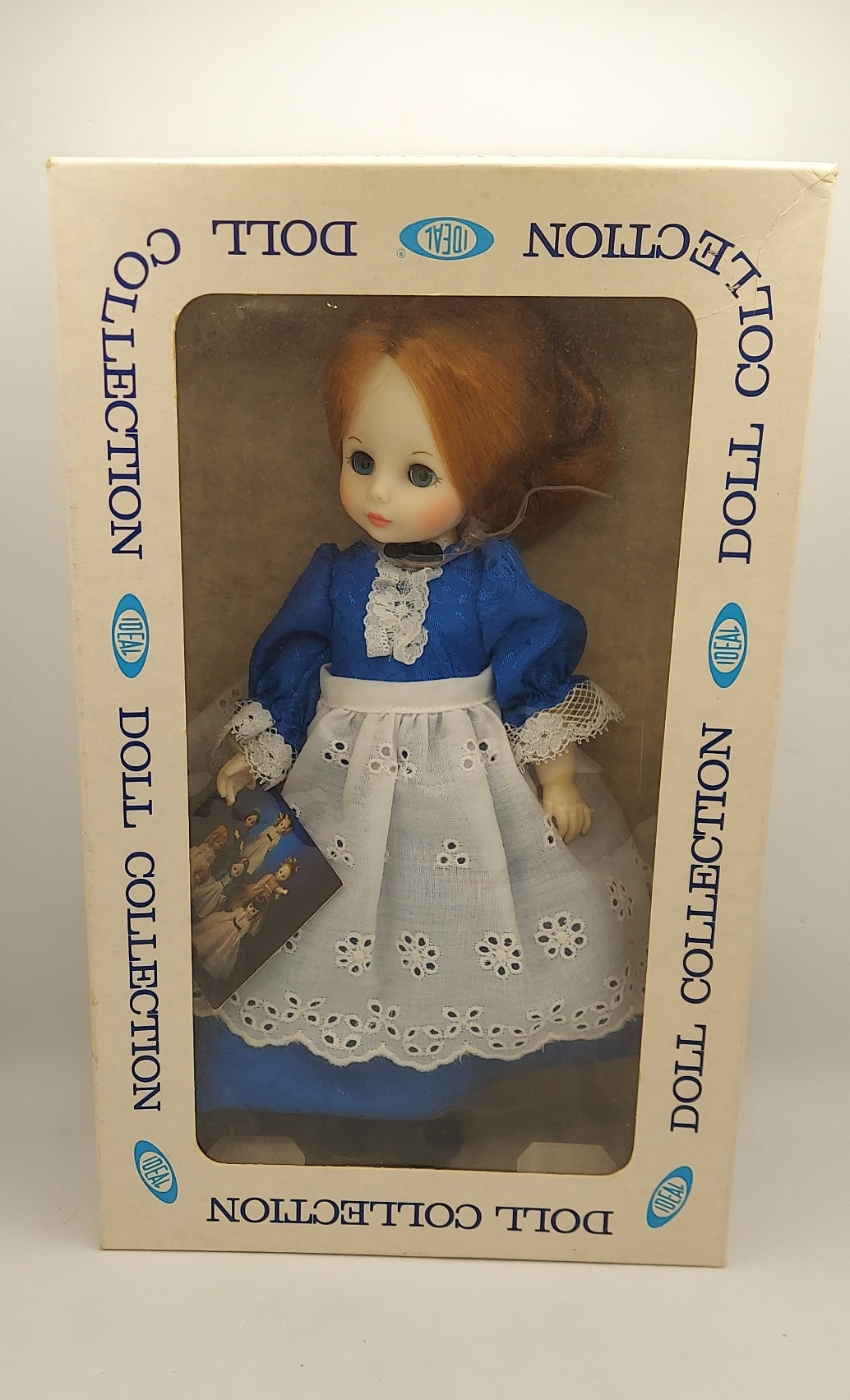 1983 Ideal Victorian Collection Blue Dress 12" Doll