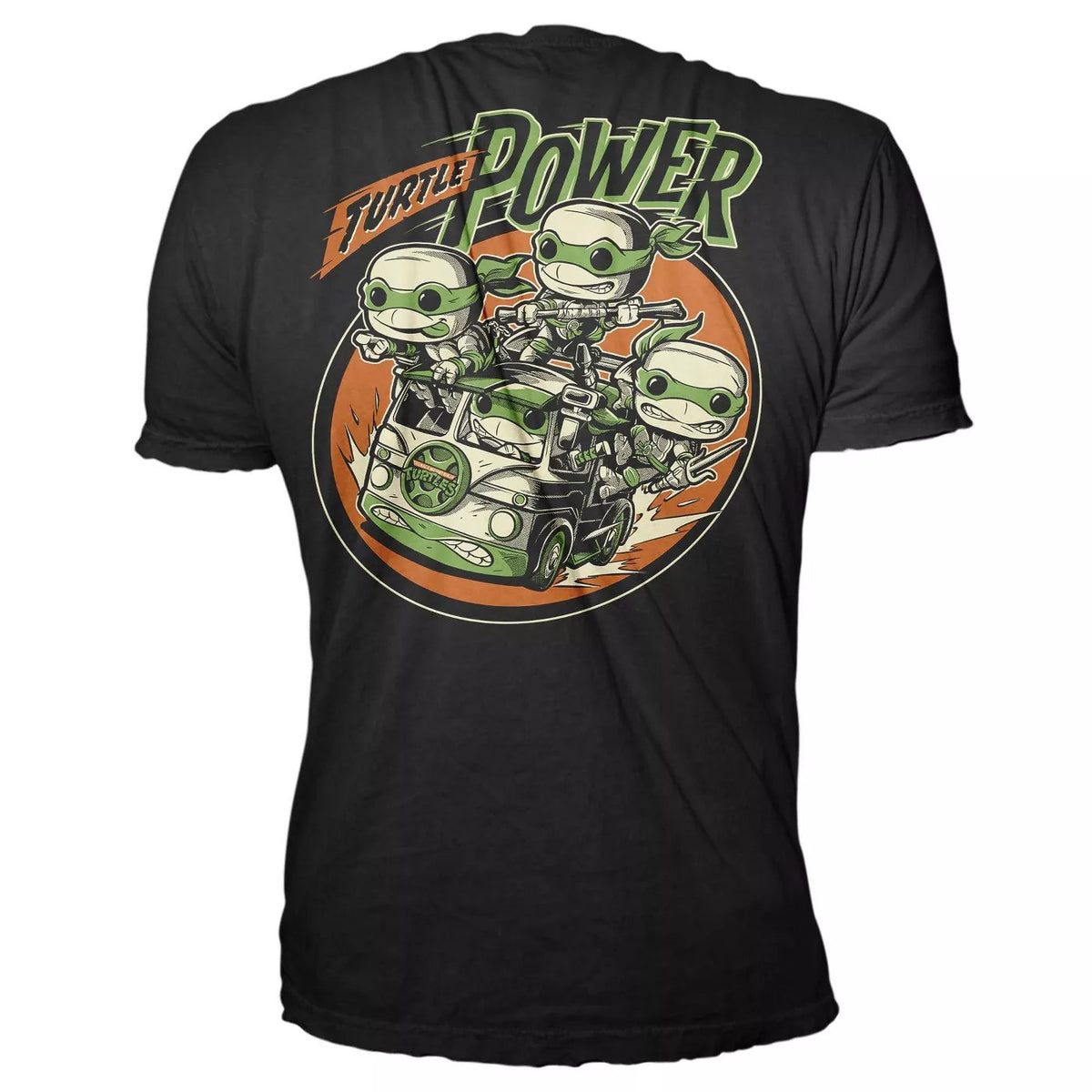 Funko Pop Tees TMNT Turtle Power T-Shirt, With Collectible Turtle Van Box image 3
