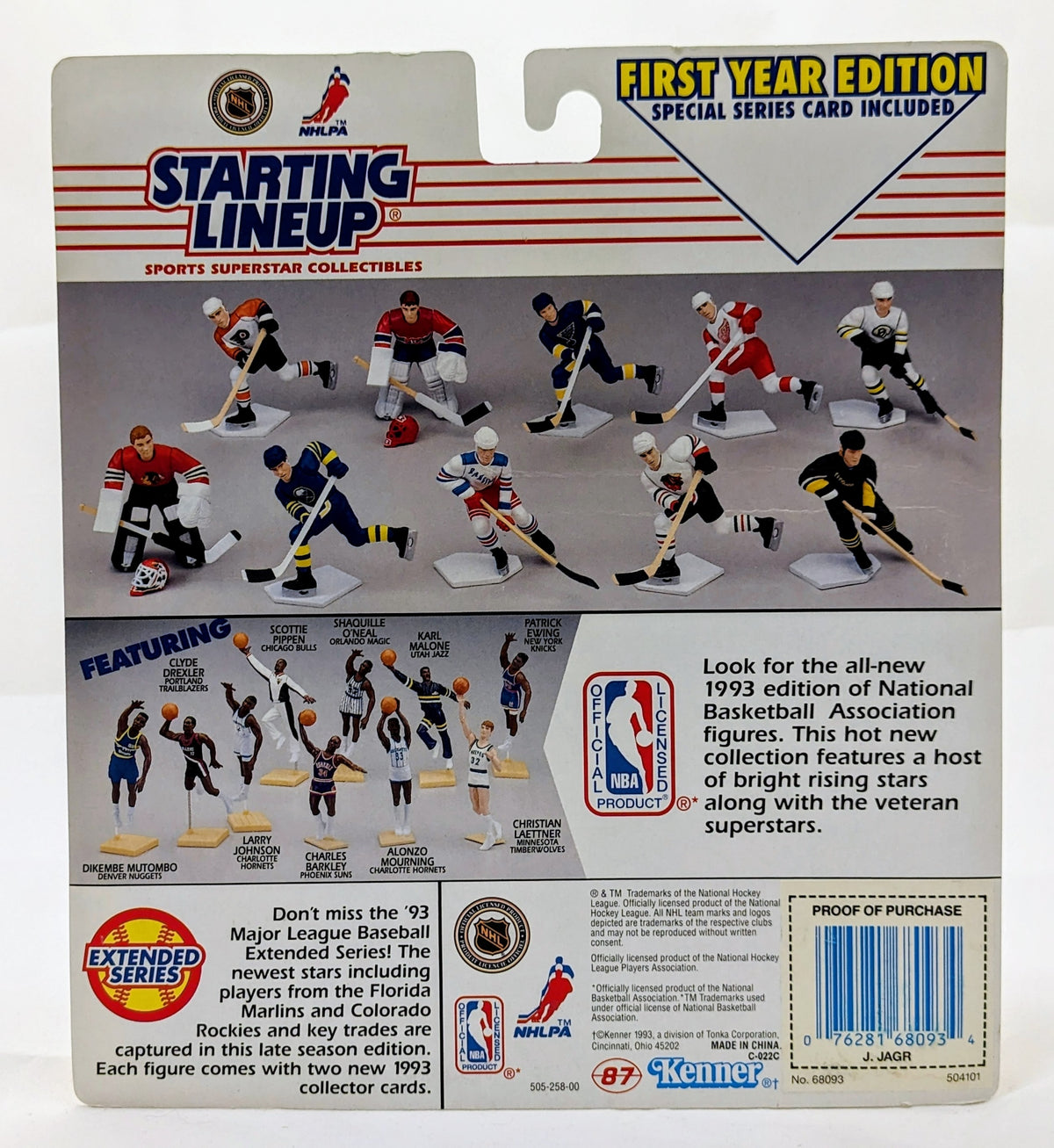 1993 Starting Lineup Jaromir Jagr Pittsburgh Penguins Hockey Figure image 2