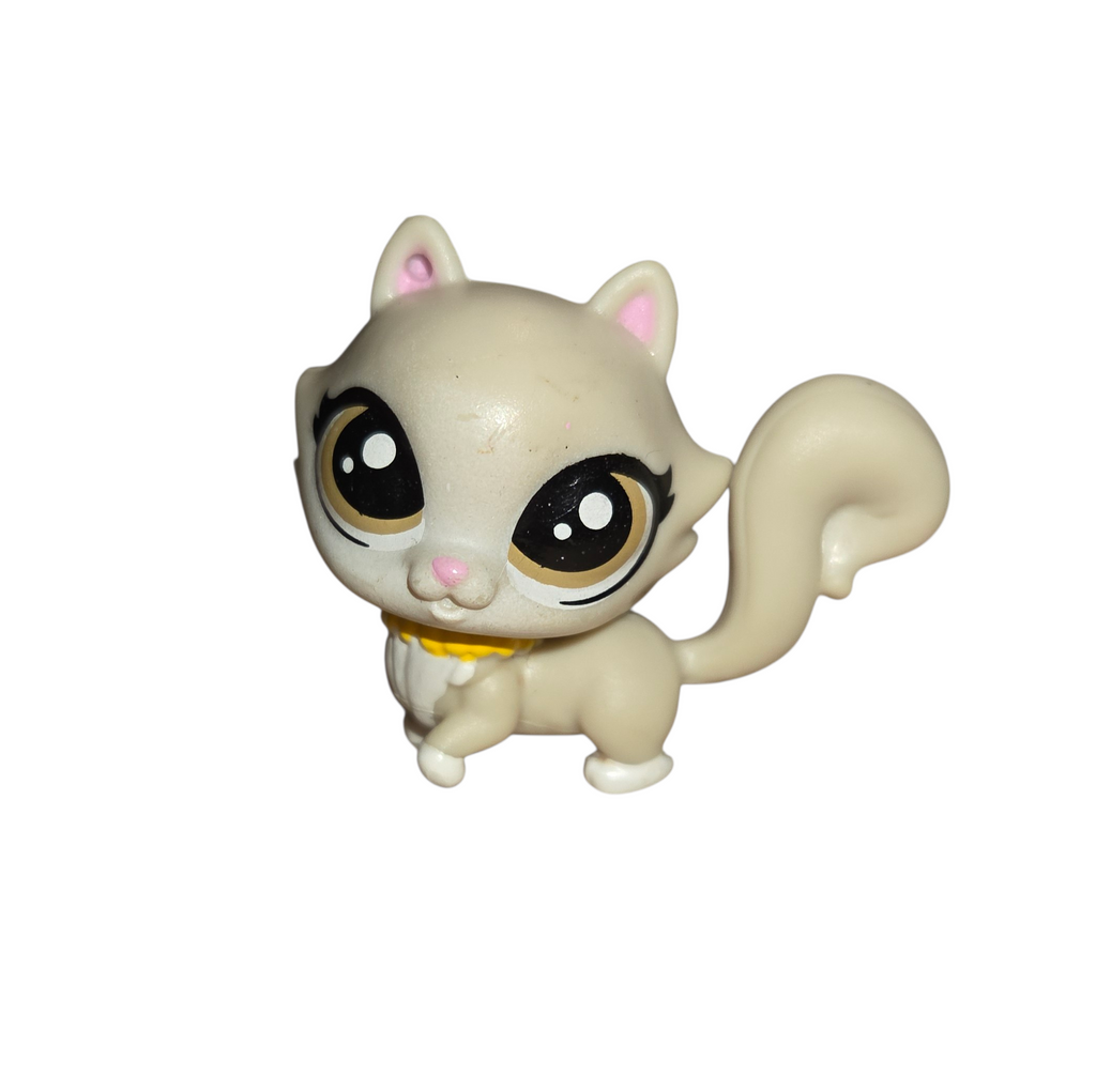 2016 Hasbro Littlest Pet Shop LPS #283 Pastille Purrkins Grey Mini Cat