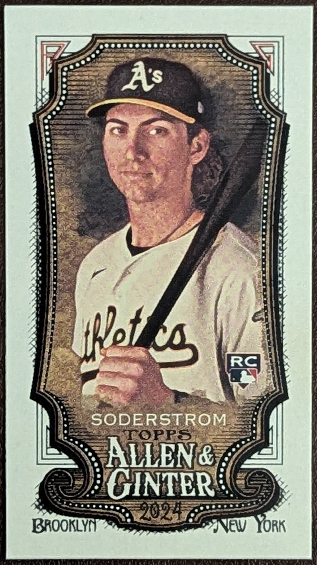 2024 Topps Allen & Ginter Mini A&G Back #35 Tyler Soderstrom RC Athletics