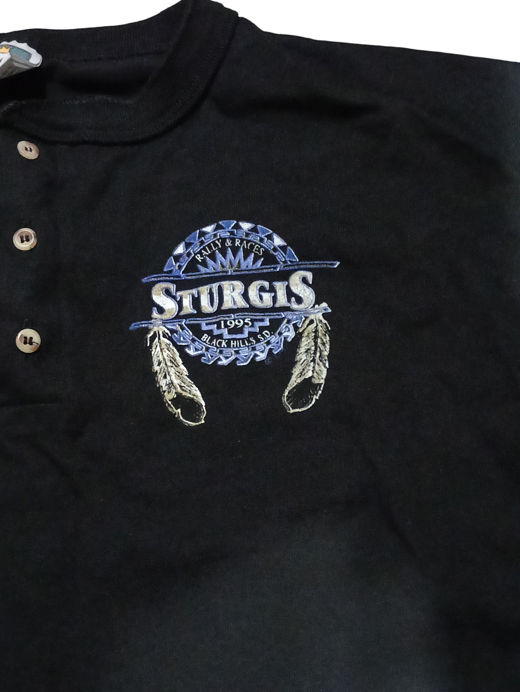 1995 55th Annual Rally & Races Sturgis Black Hills, SD XL Long Sleeve Shirt image 4
