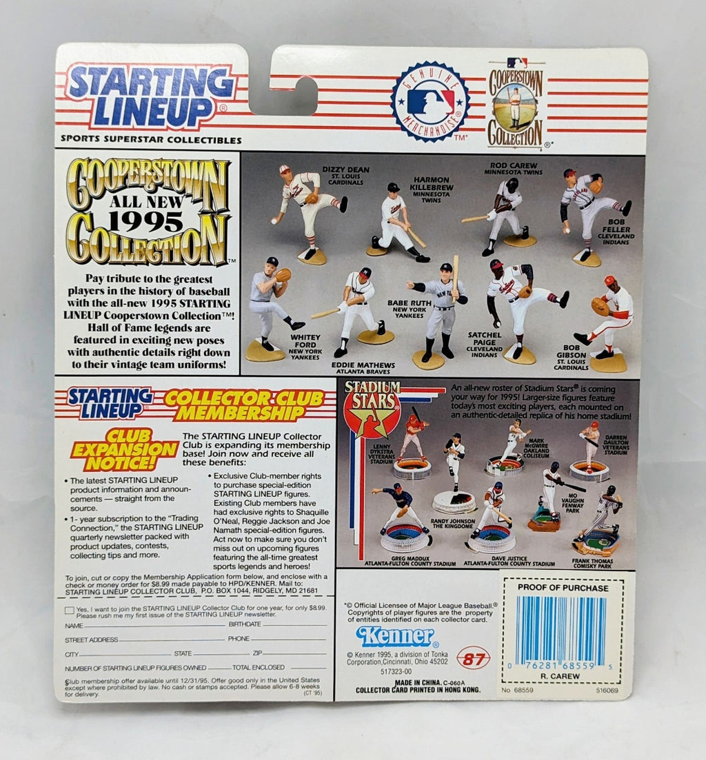 1995 Starting Lineup Rod Carew Minnesota Twins Baseball Figure image 2