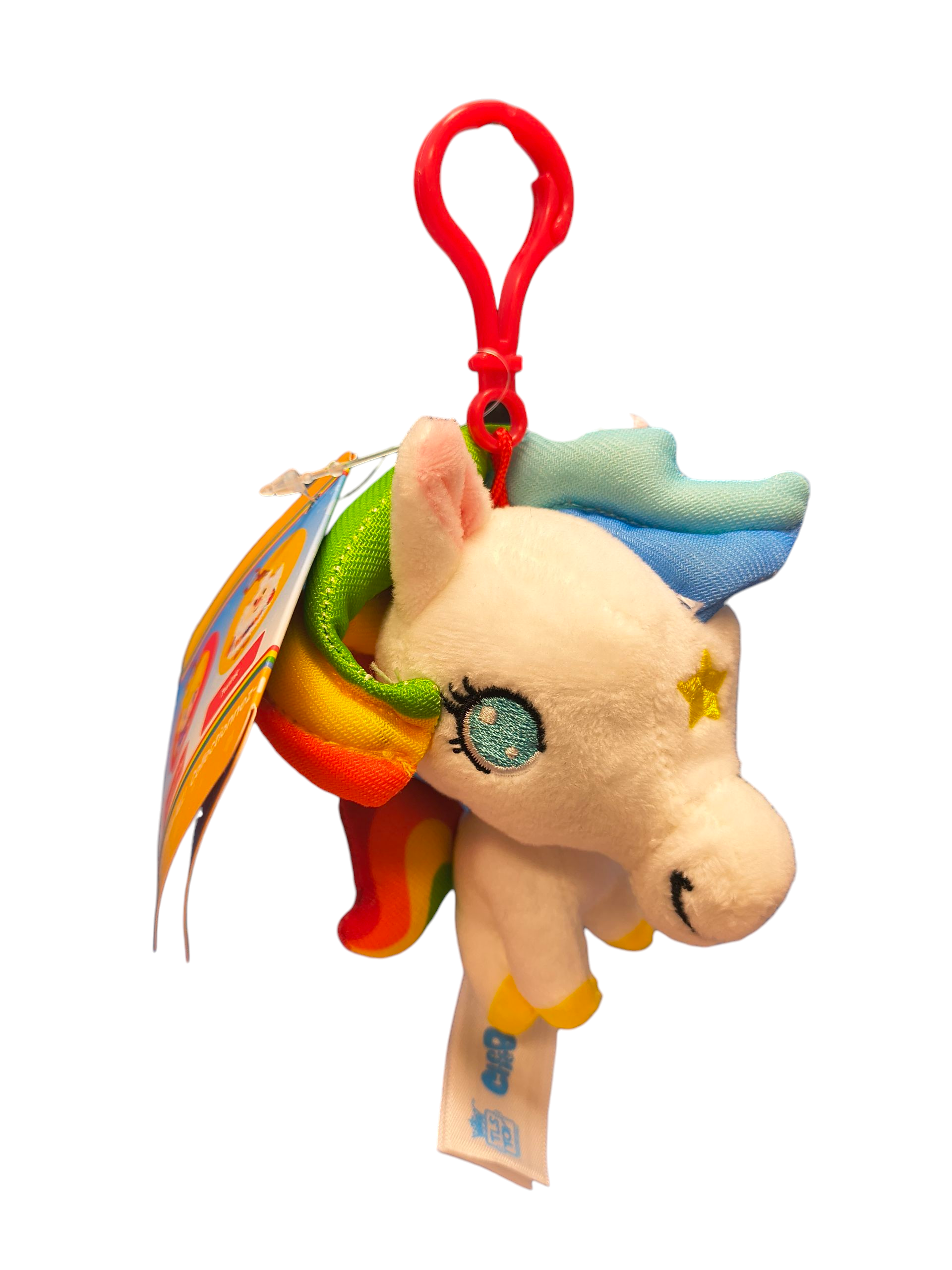 The Loyal Subjects Rainbow Brite - Starlite Unicorn 4" Plush Bag Clip