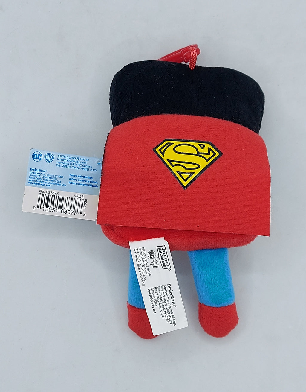 Justice League Square Favor Plush Superman Bag Clip image 2