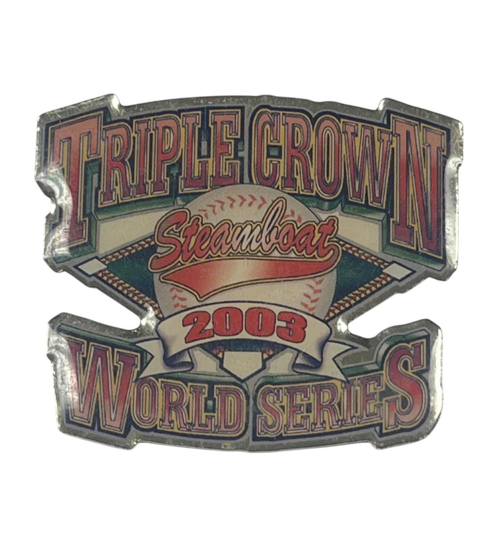2003 Cooperstown Dreams Park Trading Pins Triple Crown World Series Steamboat